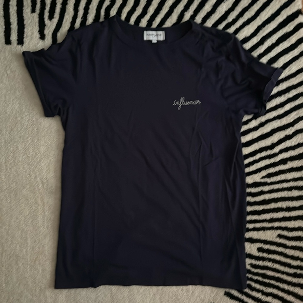 Maison Labiche Men’s Black Crew Tee - Size small
